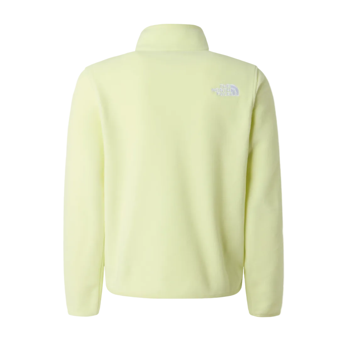 The North Face Teens Quarter Zip Glacier Lemon Mist