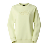 The North Face Womens Sweatshirt Drew Peak Light Regular Crew Lemon Mist/Pear
