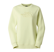 The North Face Womens Sweatshirt Drew Peak Light Regular Crew Lemon Mist/Pear