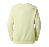 The North Face Womens Sweatshirt Drew Peak Light Regular Crew Lemon Mist/Pear