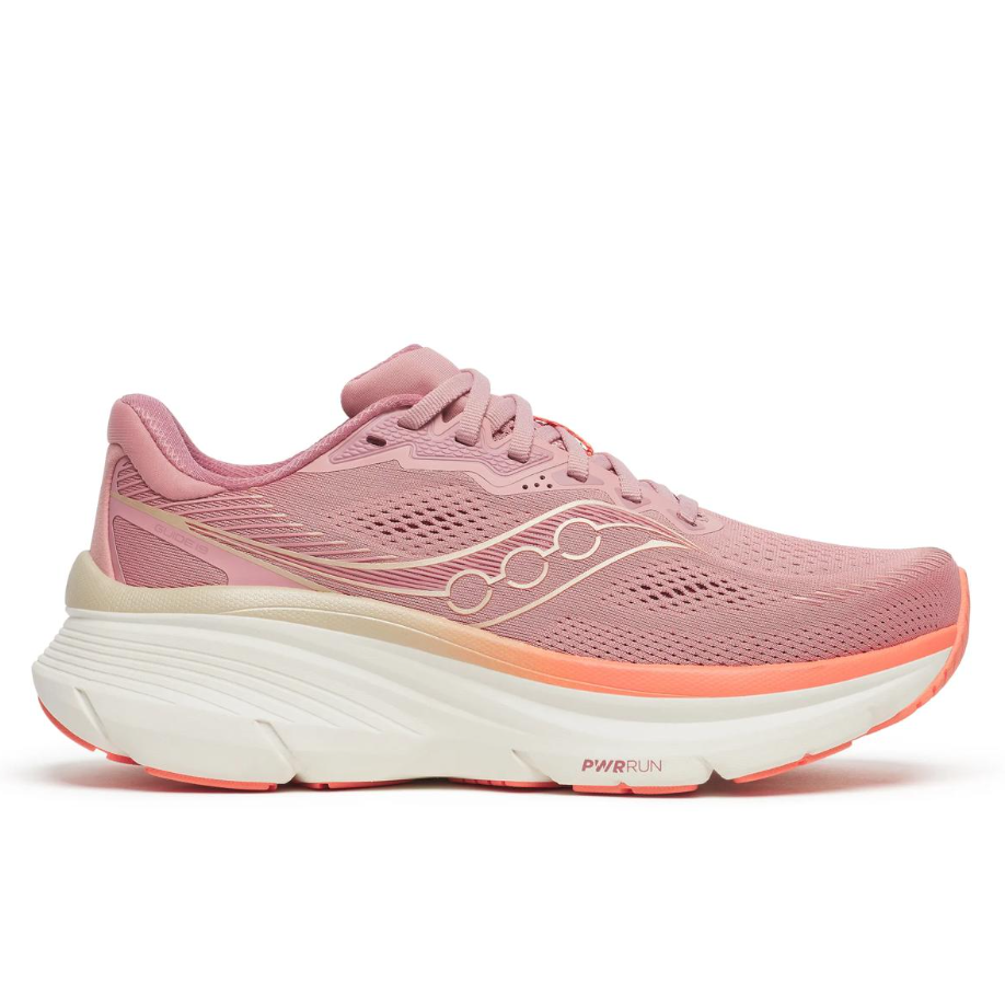 Saucony Womens Trainers Guide 19 Mauve/Salmon