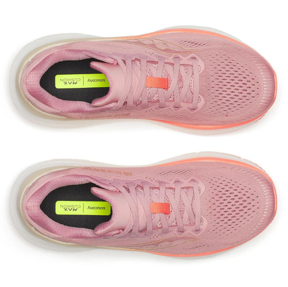 Saucony Womens Trainers Guide 19 Mauve/Salmon