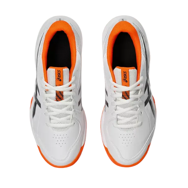 Asics kids' white lace-up trainer