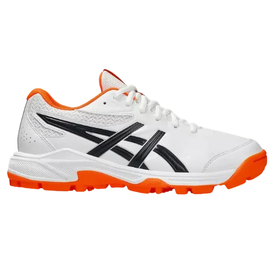 Asics kids' white lace-up trainer