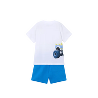 Mayoral Boys Trouser and T-Shirt Set Blue