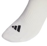 Adidas Unisex Socks 3 Pack 3 Stripe Essential Cushioned Crew White