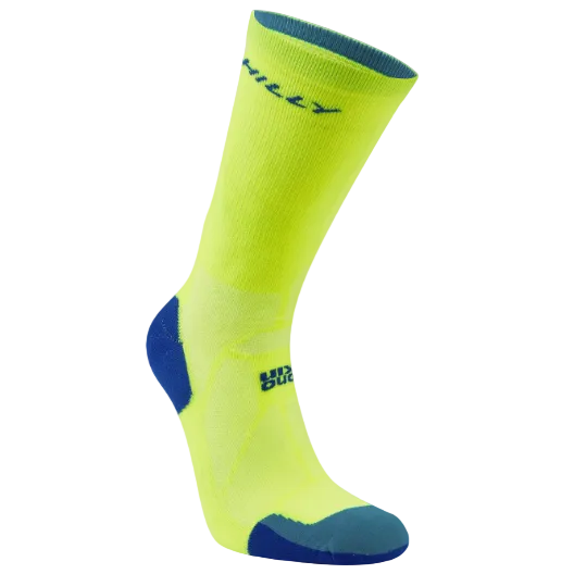 Hilly Unisex Socks Marathon Fresh Crew Min Yellow/Royal Blue