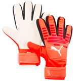 Puma kids' white and red gloves