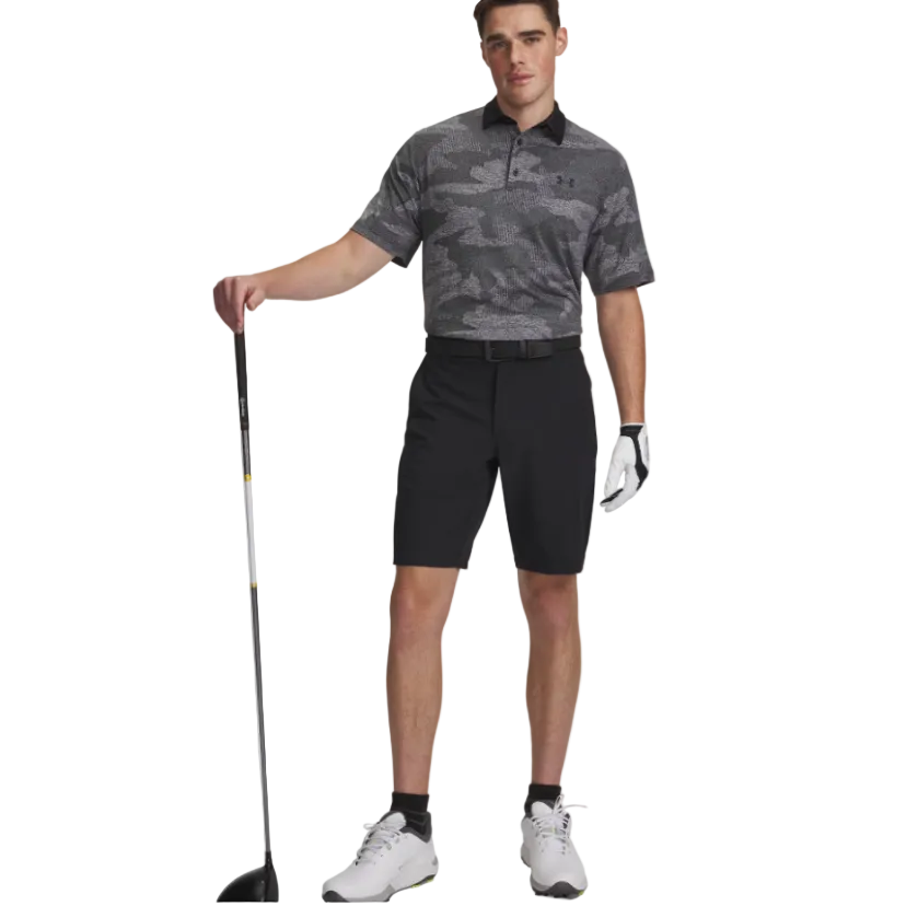 Under Armour Mens Shorts Drive Tapered Black/Halo Grey