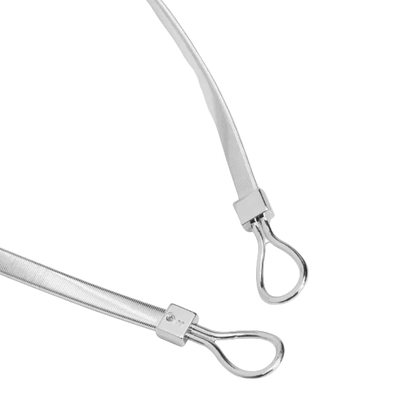 Tiffosi Womens Belt Party Silver