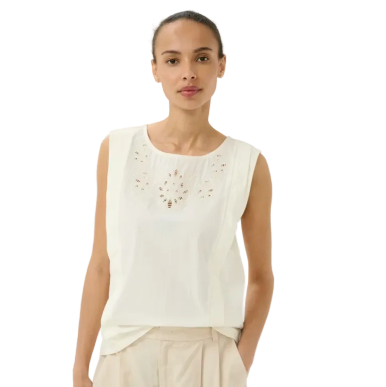 Part Two Womens Top BolattaPW Whisper White
