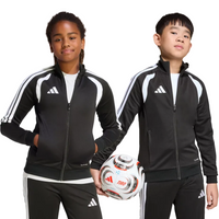 Adidas kids' black jacket with zip