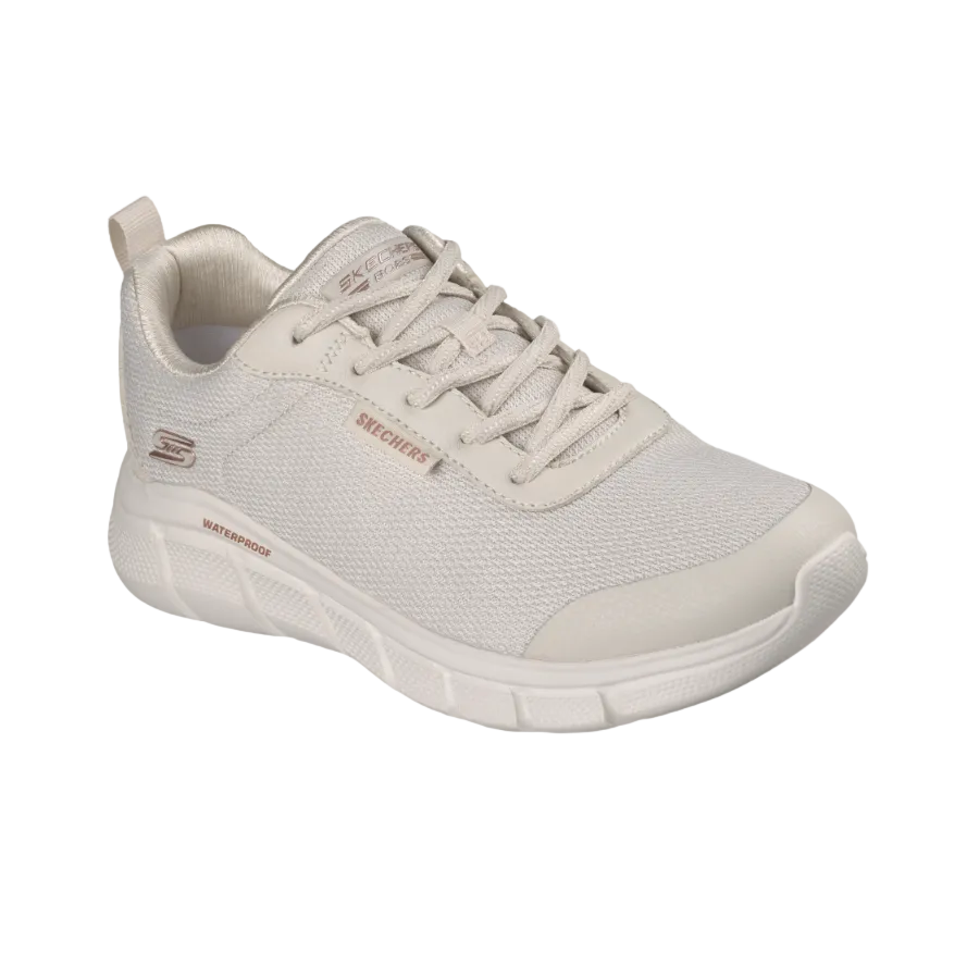 Skechers Womens Waterproof Trainer 117351 Off White