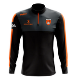 McKeever Kids Armagh Edge 1/4 Zip Charcoal/Black