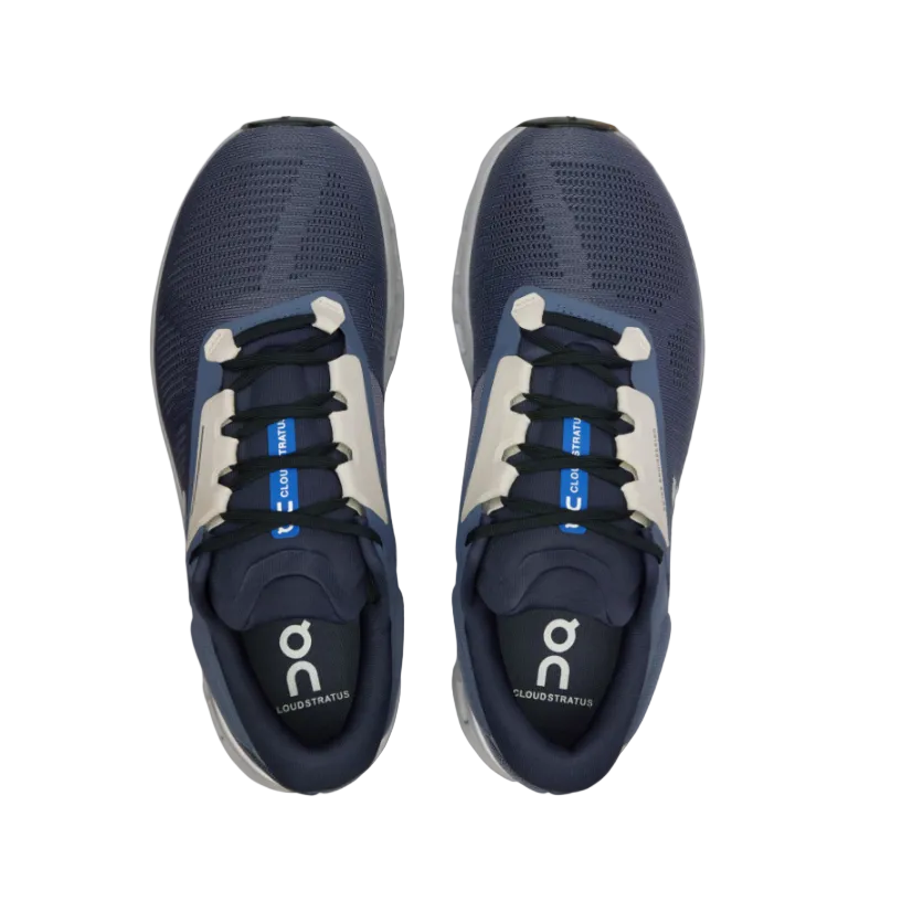 On Running Mens Trainer Cloudstratus 3 Metal/Glacier