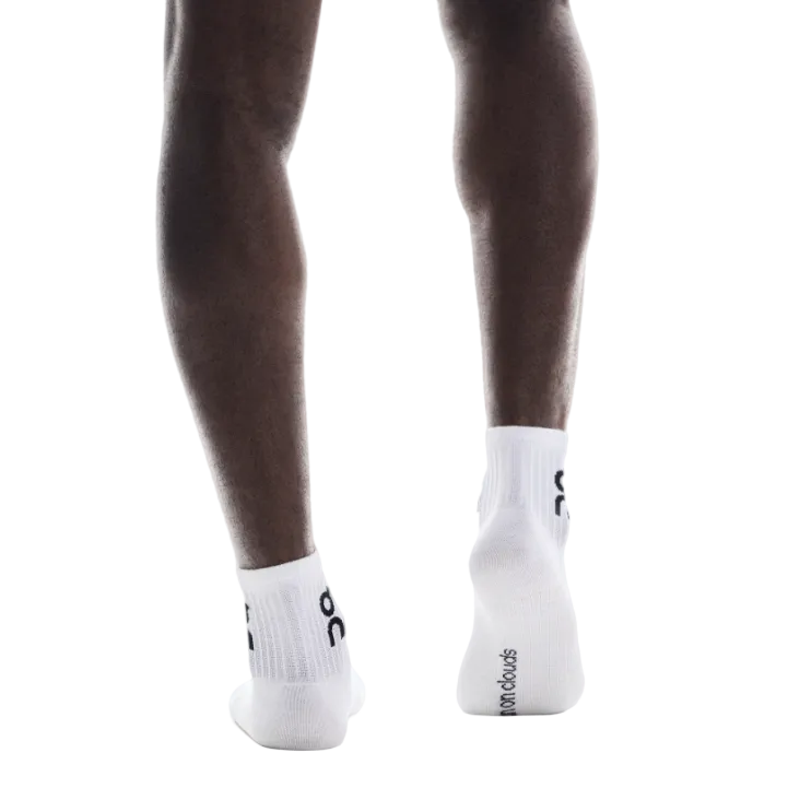 On Running Mid Logo Socks 3 Pack White