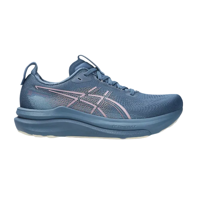 Asics Womens Trainer Gel-Kayano 33 Grand Shark/Taro Purple