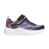Skechers Girls Trainer Microspec Advance -Oasis Point Black/Multi