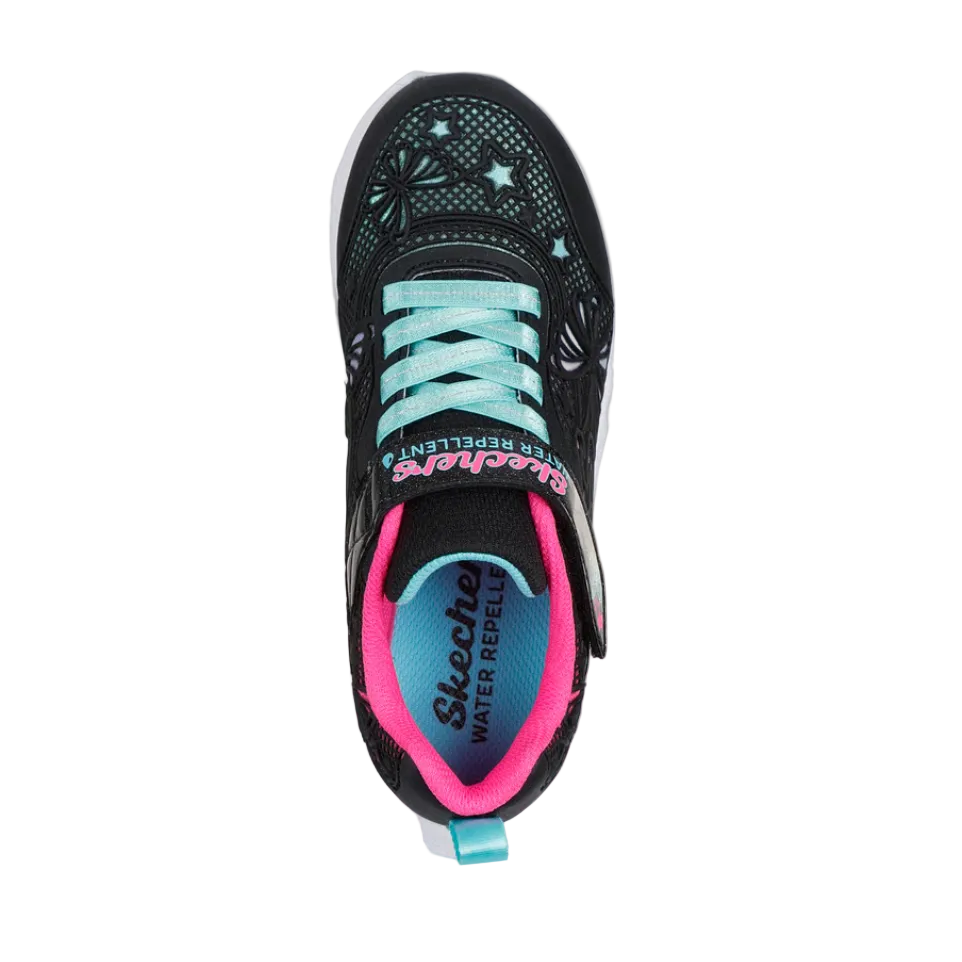 Skechers Girls Trainer Jumpsters2.0-Butterfly Flush Black/Multi
