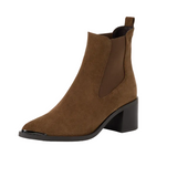 Tamaris Womens Boot Leather Chelsea Brown