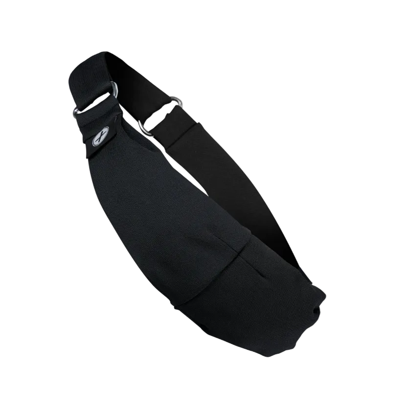 Gym&Coffee women's black cotton bag with zip