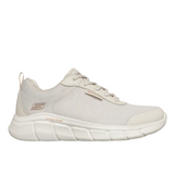 Skechers women's white mesh lace-up trainer