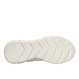 Skechers women's white mesh lace-up trainer