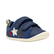 Clarks Boys Shoe Roamer City T Blue Leather