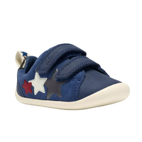 Clarks Boys Shoe Roamer City T Blue Leather