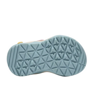 Clarks girls' white sandal with velcro