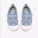 Clarks girls' canvas shoe with velcro