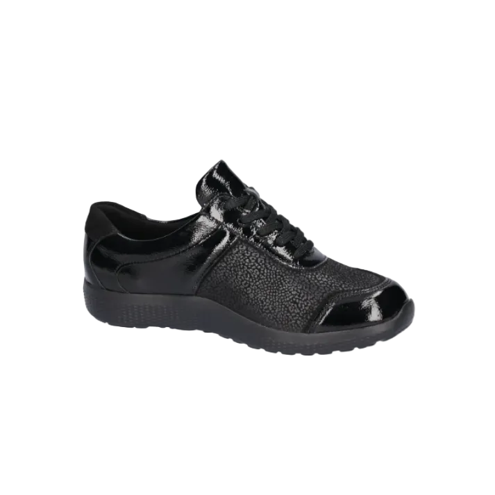 Womens Waldlaufer Trainer 815M01 Schwarz