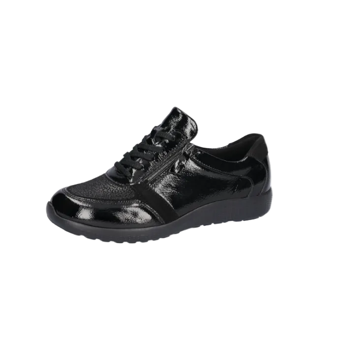 Womens Waldlaufer Trainer 815M01 Schwarz