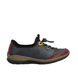Rieker Womens Shoe N3271-35 Blue Combination