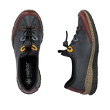Rieker Womens Shoe N3271-35 Blue Combination