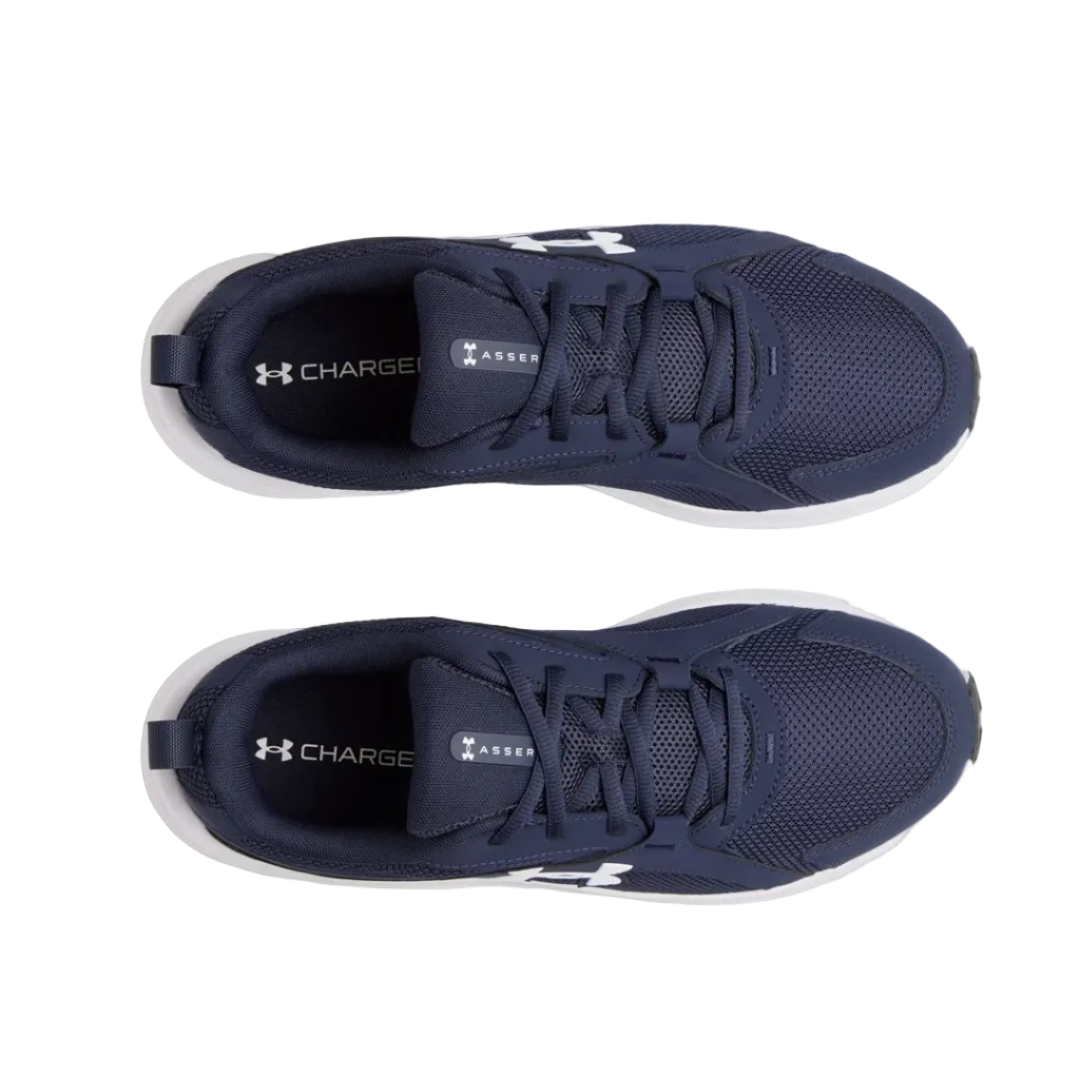 Under Armour Mens Trainer Charged+ Assert 11 Midnight Navy/White