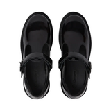 Kickers Youth Girls Kori T-Bar Patent Black