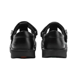 Kickers Junior Girls Shoe Kick T-Bar Vel Leather Black