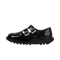Kickers Womens Shoe Kick T Double Patent Leather Black