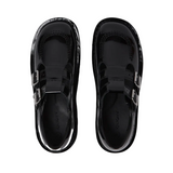 Kickers Womens Shoe Kick T Double Patent Leather Black