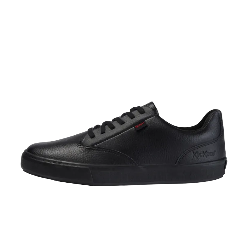 Kickers Unisex Shoes Tovni Tumbled Leather Black