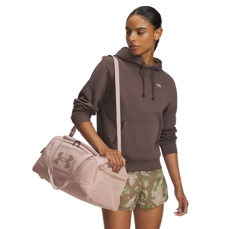 Under Armour women's pink duffle bag