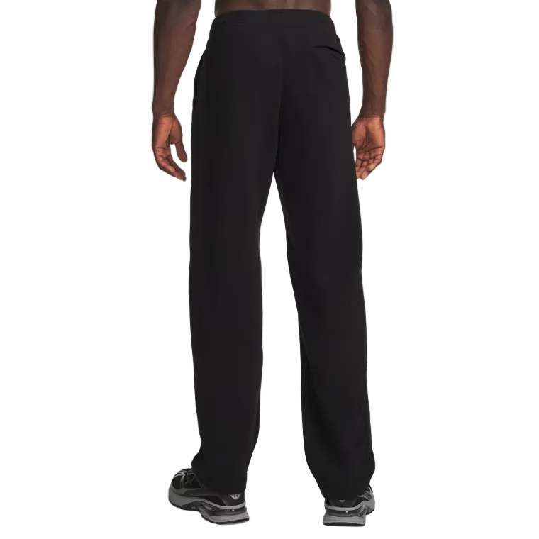 Under Armour men's black and white fleece trousers with drawcord
