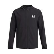 Under Armour boys' black and white jacket with zip