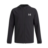 Under Armour boys' black and white jacket with zip