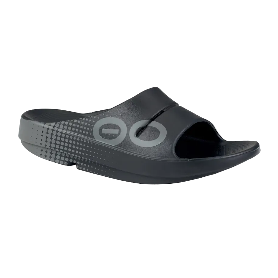 Oofos black Ooahh Sport slider