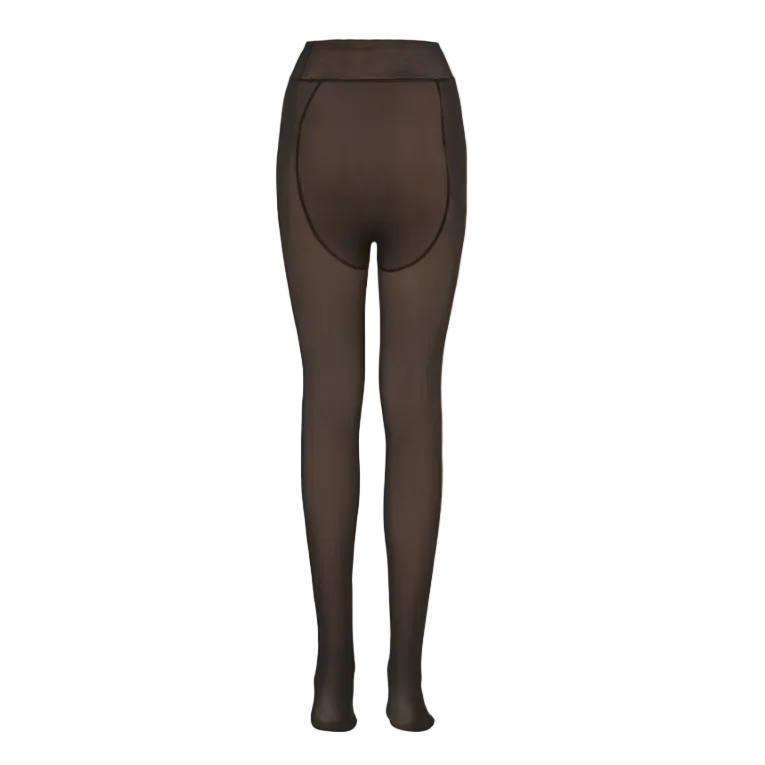 Ichi women's Almina black tights