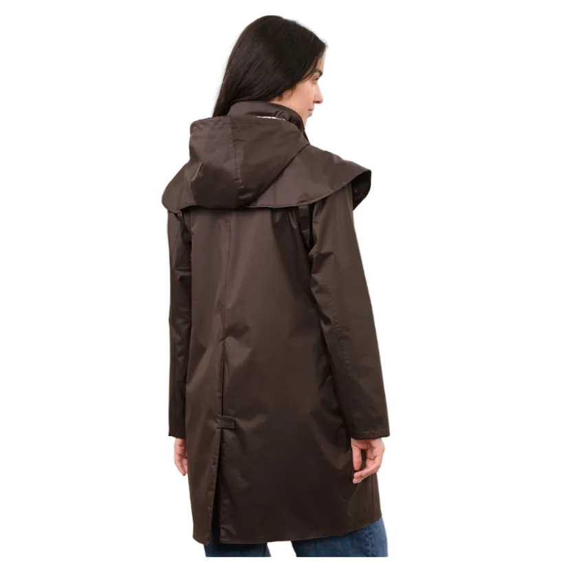 Lighthouse Womens Waterproof Coat Outrider Chocolate
