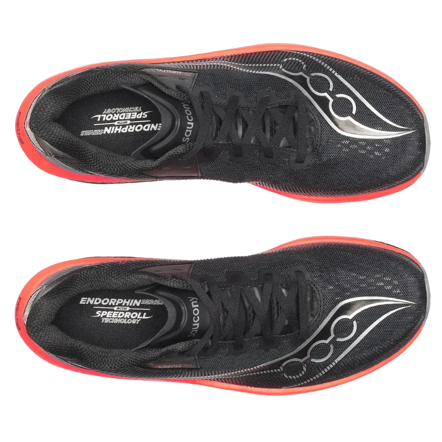 Saucony Mens Trainer Endorphin Azurra Black/Vizired