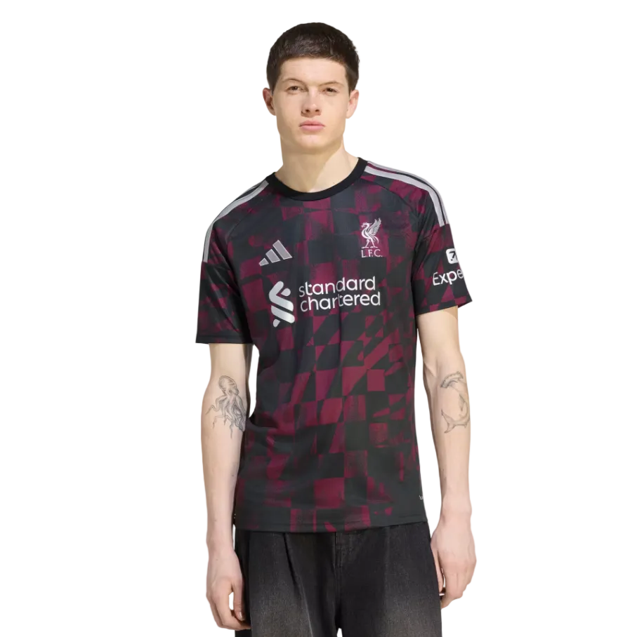 Adidas Liverpool FC 26/27 red third jersey